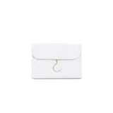 LUXE Hanging Toiletry Case - WOVEN BRIDAL WHITE