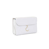LUXE Hanging Toiletry Case - WOVEN BRIDAL WHITE
