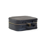 LUXE TRVL2 Cosmetic Toiletry Case - WOVEN JET