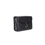 LUXE Hanging Toiletry Case - WOVEN JET