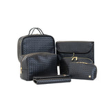 LUXE Hanging Toiletry Case - WOVEN JET
