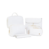 LUXE JEWELRY WALLET - WOVEN BLANC