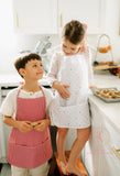 APRON - GINGHAM RED *2PC PRE-PACK*
