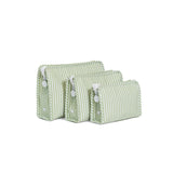 ROADIE LARGE Zip Pouch - PIMLICO STRIPE SAGE