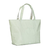 JUMBO TOTE - X-Large Tote PIMLICO STRIPE SAGE