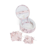 QUILTED JEWEL ROUND - COWGIRL TOILE