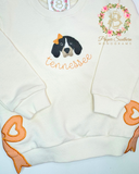 Tennessee Hound Girly Sweatshirt with Appliqué Side Bows