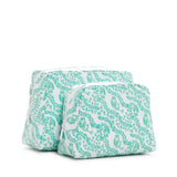 LUXE GLOSS WASH BAG SET - ALL HEART KELLY GREEN