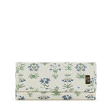 LUXE JEWELRY WALLET - PROVENCE with Green Pinstripe Liner