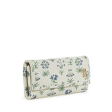 LUXE JEWELRY WALLET - PROVENCE with Green Pinstripe Liner