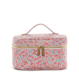 LUXE TRAIN 2 - Cosmetic Case MARSEILLE with Pink Pinstripe Liner