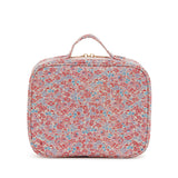 LUXE TRVL 2 Cosmetic Toiletry Case - MARSEILLE with Pink Pinstripe Liner