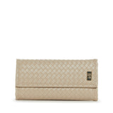 LUXE JEWELRY WALLET -  WOVEN BISQUE *on special*