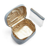 LUXE TRAIN2 - Cosmetic Case WOVEN BLEU