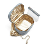 LUXE TRAIN2 - Cosmetic Case WOVEN BLEU