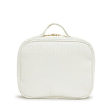 LUXE TRVL 2 Cosmetic Toiletry Case - WOVEN BRIDAL WHITE