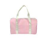 MINI PACKER - SM DUFFEL BAG GINGHAM PINK