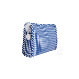 ROADIE SMALL Zip Pouch - GINGHAM ROYAL