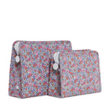 ROADIE LARGE Zip Pouch - BUNNY TOILE BLUE