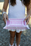 TRAY SET - BATIK PINK