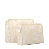 ROADIE LARGE Zip Pouch - BUNNY TOILE SAND