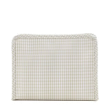 ROADIE MEDIUM Zip Pouch - GINGHAM PEARL GREY
