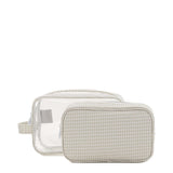 DUO GINGHAM CLEAR - GINGHAM PEARL GREY