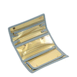 LUXE JEWELRY WALLET -  WOVEN BLEU