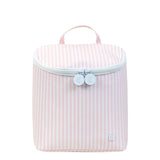 TAKE AWAY INSULATED LUNCH BAG - PIMLICO STRIPE PINK