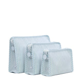 ROADIE MEDIUM Zip Pouch - PIMLICO STRIPE BLUE