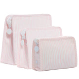ROADIE MEDIUM Zip Pouch - PIMLICO STRIPE PINK