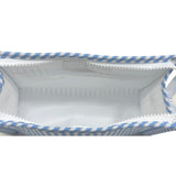 ROADIE LARGE Zip Pouch - PIMLICO STRIPE CHAMBRAY