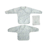 PERFECT SMOCK LARGE - BUNNY TOILE BLUE  *2 PC PRE-PACK*