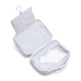 BUNDLE UP2 Hanging Toiletry Bag - RIBBON FLORAL BLUE