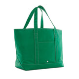 MAXI TOTE - COATED CANVAS Large KELLY GREEN