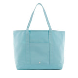 MAXI TOTE - COATED CANVAS Large LAKE BLUE