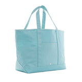 MAXI TOTE - COATED CANVAS Large LAKE BLUE