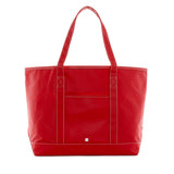 MAXI TOTE - COATED CANVAS Large RED