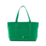 MEDIUM TOTE - COATED CANVAS KELLY GREEN *ETA Ship 2/10