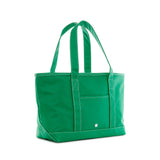 MEDIUM TOTE - COATED CANVAS KELLY GREEN *ETA Ship 2/10