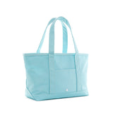MEDIUM TOTE - COATED CANVAS LAKE BLUE
