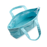 MEDIUM TOTE - COATED CANVAS BLUE BELL