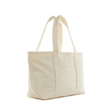 MEDIUM TOTE - COATED CANVAS NATURAL