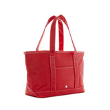 MEDIUM TOTE - COATED CANVAS RED