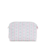 GOODIE COSMETIC BAG - RIBBON FLORAL PINK