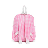 MINI BACKER - GINGHAM PINK Backpack