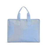 OVERNITE TOTE - GINGHAM SKY