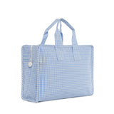 OVERNITE TOTE - GINGHAM SKY
