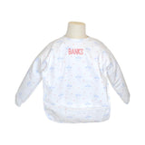 PERFECT SMOCK LARGE - DAVID'S AIRPLANE MONOGRAMMED BIB
