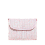 QUILTED CHANGING MAT - WOODLAND PINK